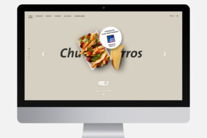 Ui/Ux Webdesign Startseite – Digital Marketing für die Food Branche