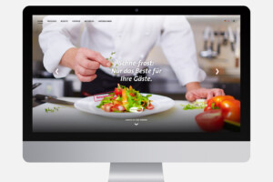 Webdesign Startseite – Digital Marketing für die Food Branche