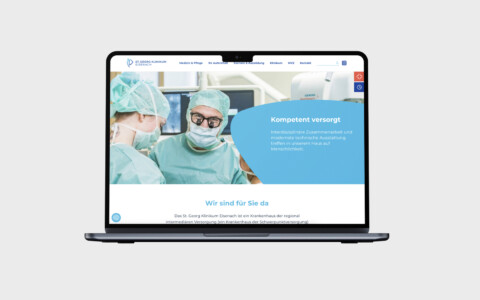 Digitales Klinikmarketing mit responsiver Website für das St Georg Klinikum Eisenach