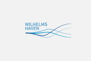 Wort-Bild-Marke auf Weiß Corporate Design Wilhelmshaven